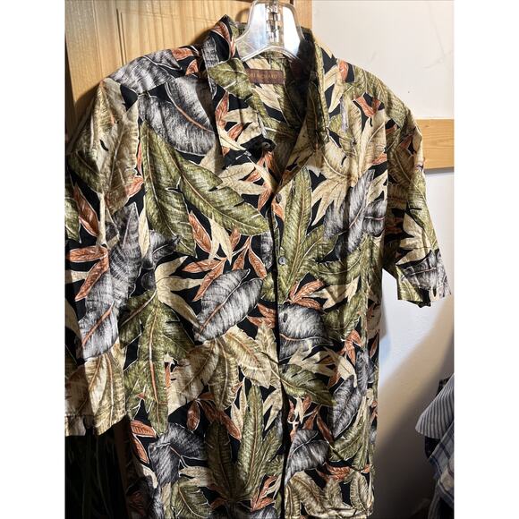 Tori Richard Vintage Men’s L Floral SS Button Down Cotton Hawaiian Shirt - Picture 2 of 10